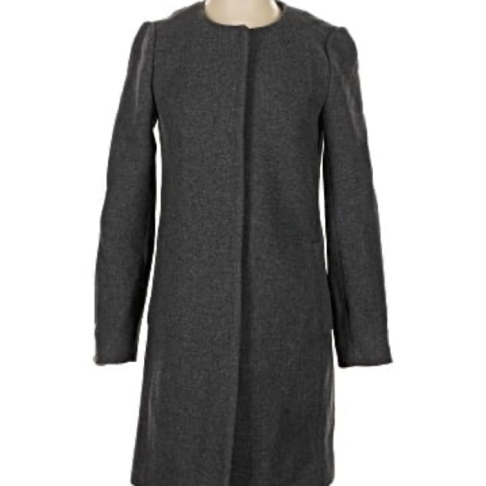 Madewell Gray Pea Coat
